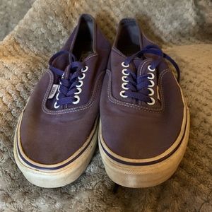 Purple Vans, Size 9
